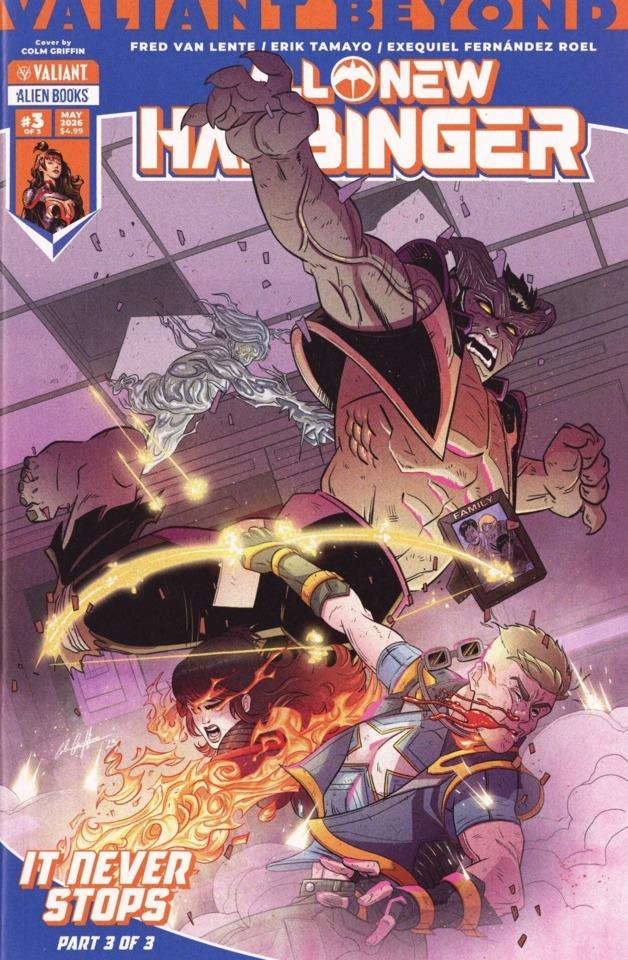 Valiant Beyond: All-New Harbinger - It Never Stops #3 cover