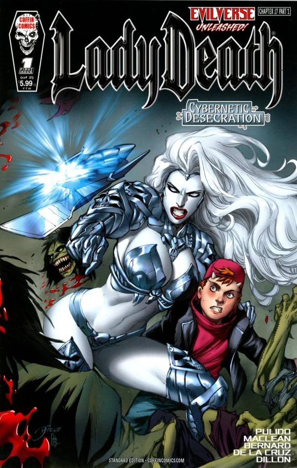 Lady Death: Cybernetic Desecration #1 cover
