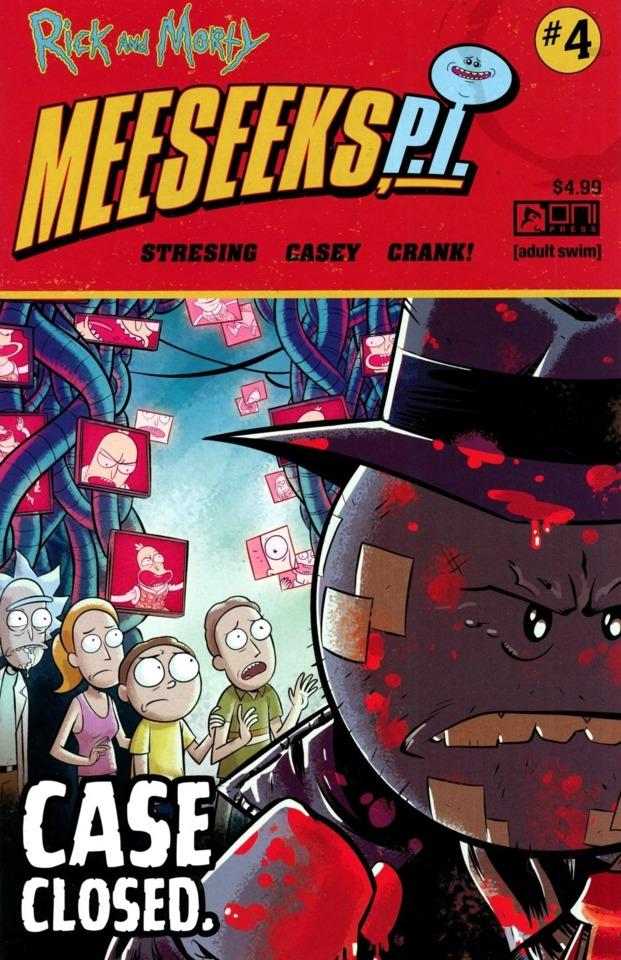 Rick and Morty: Meeseeks, P.I. #4 cover