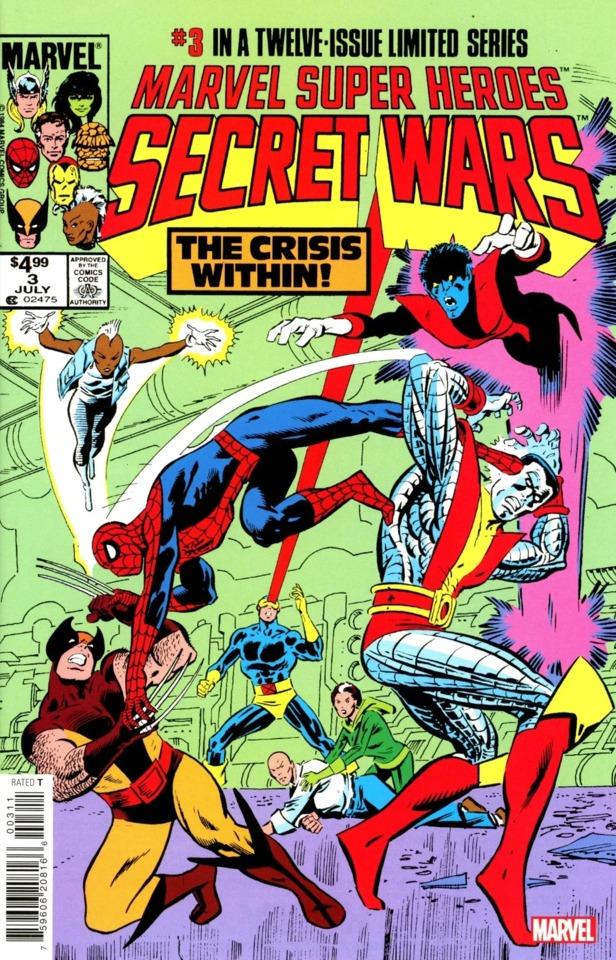 Marvel Super Heroes Secret Wars Facsimile Edition #3