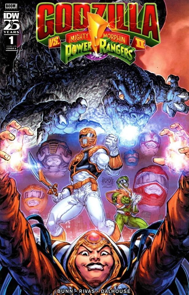 Godzilla vs. the Mighty Morphin Power Rangers II cover — © IDW Publishing