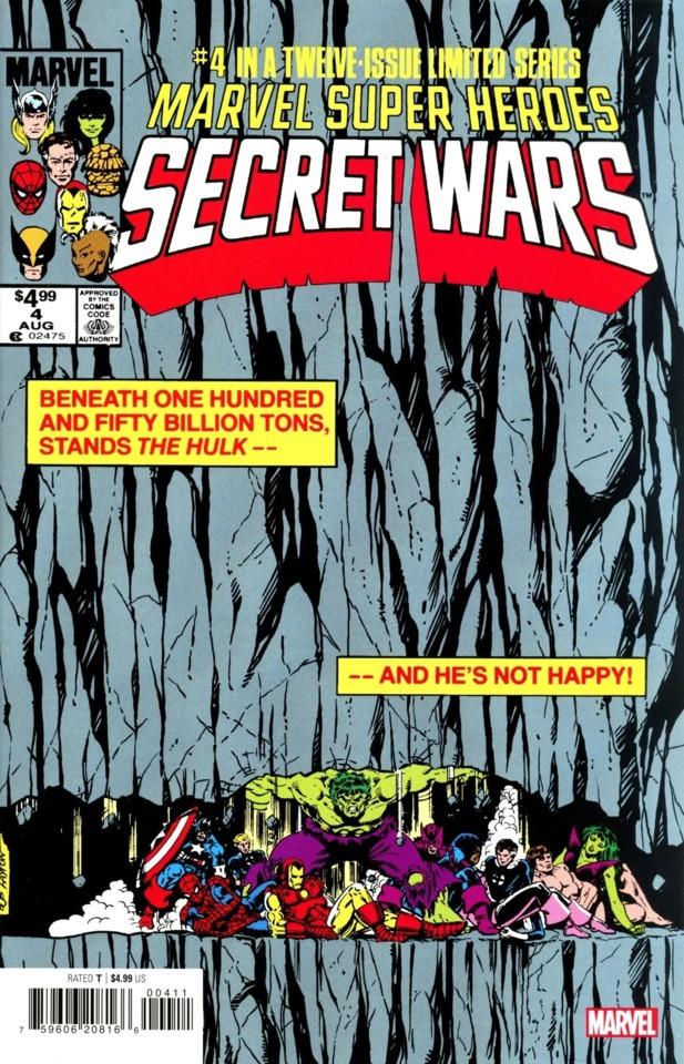 Marvel Super Heroes Secret Wars Facsimile Edition #4