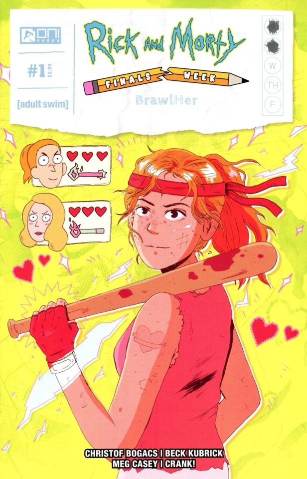 Rick and Morty Presents: Finals Week: Brawlher cover — © Oni Press