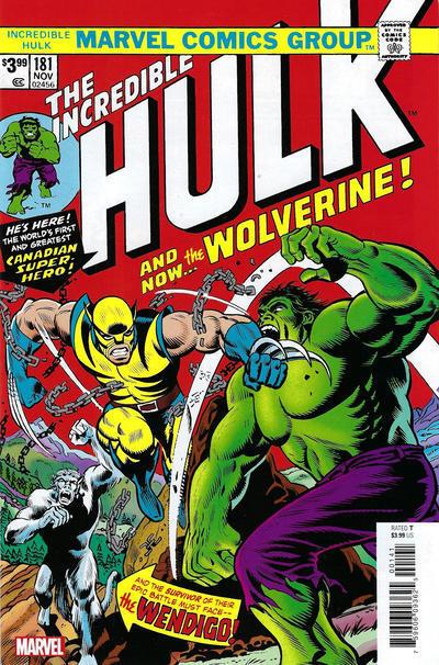 Incredible Hulk No. 181 Facsimile Edition