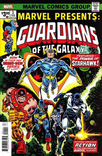 Guardians of the Galaxy: Marvel Presents No. 3 Facsimile Edition cover — © Marvel