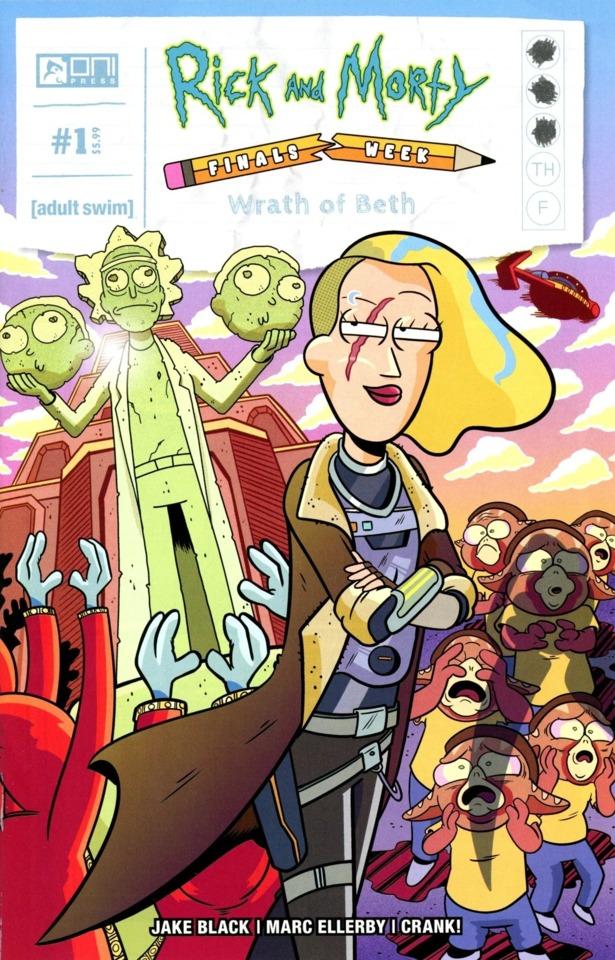Rick and Morty Presents: Finals Week: Wrath of Beth cover — © Oni Press