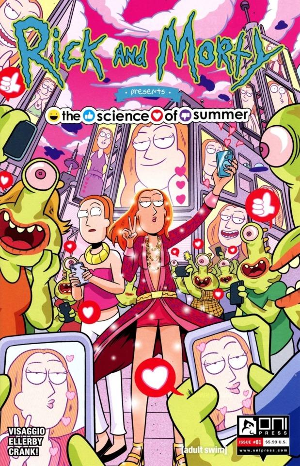 Rick and Morty Presents: The Science of Summer cover — © Oni Press