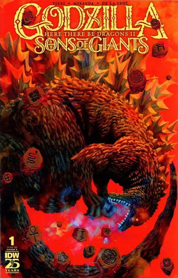 Godzilla: Here There Be Dragons II - Sons of Giants cover — © IDW Publishing