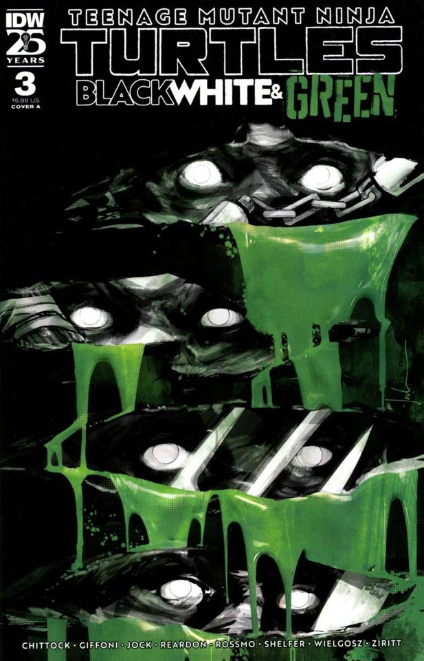 Teenage Mutant Ninja Turtles: Black, White & Green #3