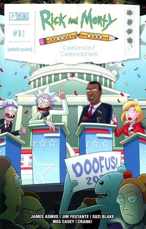 Rick and Morty Presents: Finals Week: Contested Convention #1 cover