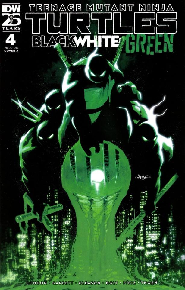 Teenage Mutant Ninja Turtles: Black, White & Green #4