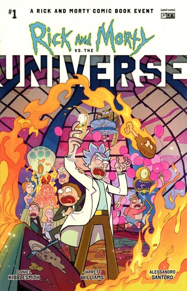 Rick and Morty vs. the Universe #1 cover