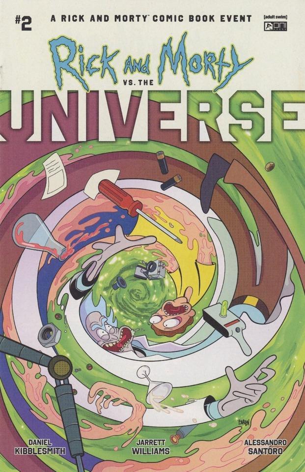 Rick and Morty vs. the Universe #2 cover