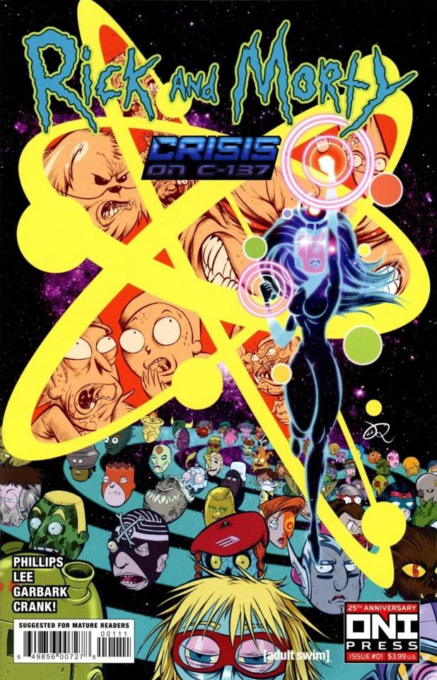 Rick and Morty: Crisis on C-137 cover — © Oni Press