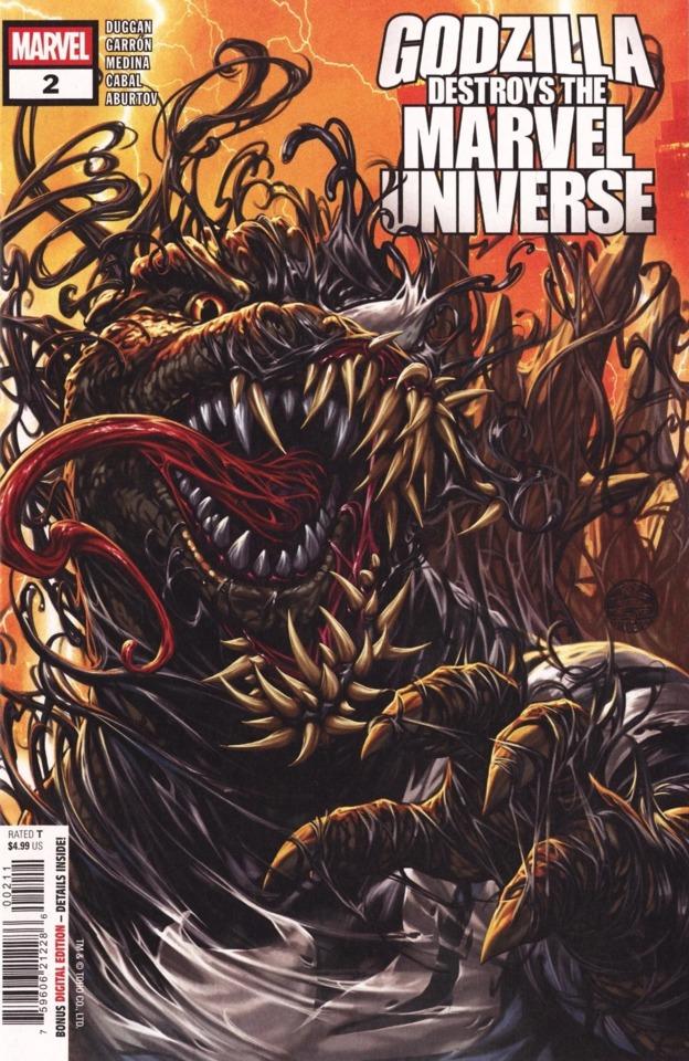 Godzilla Destroys the Marvel Universe #2