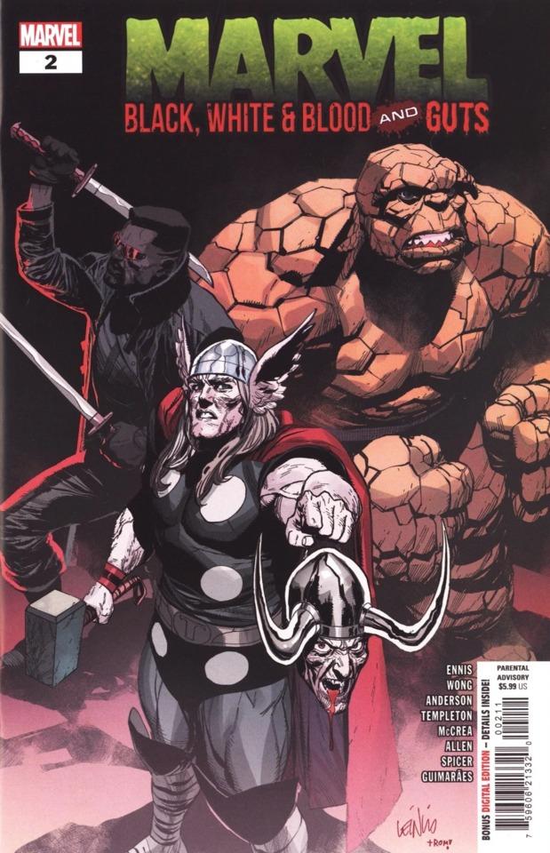 Marvel: Black, White & Blood and Guts #2