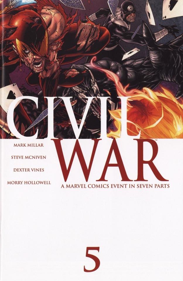 Civil War No. 5 Facsimile Edition cover — © Marvel