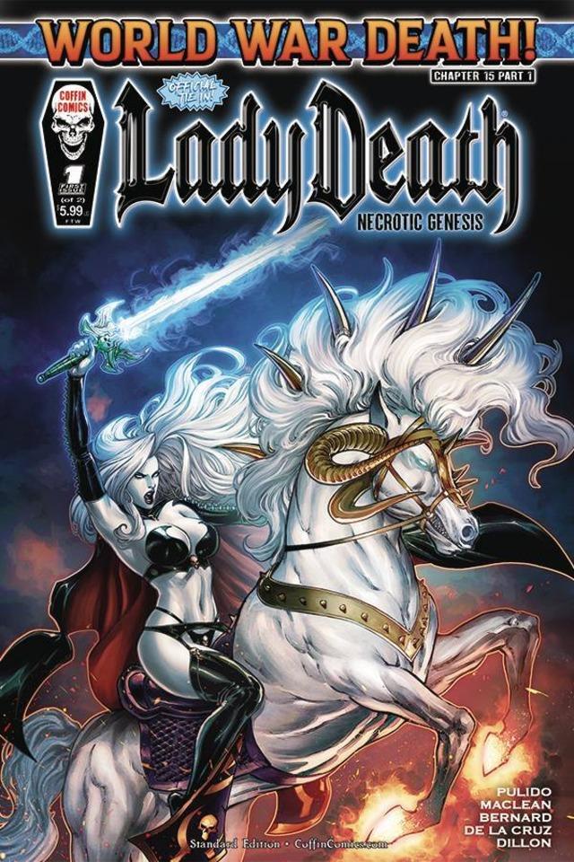 Lady Death: Necrotic Genesis #1 cover