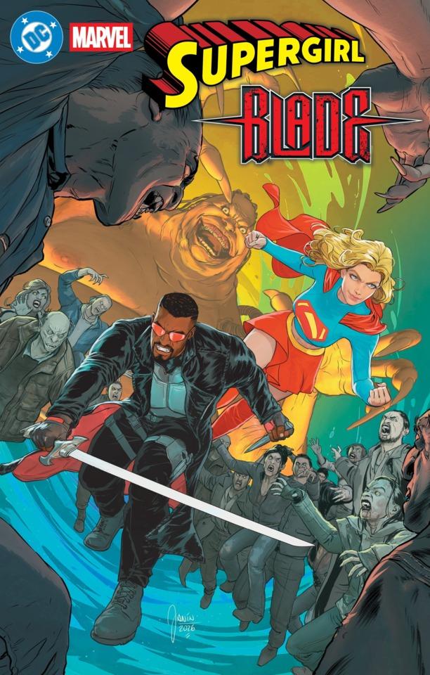 DC/Marvel: Supergirl/Blade cover — © DC Comics