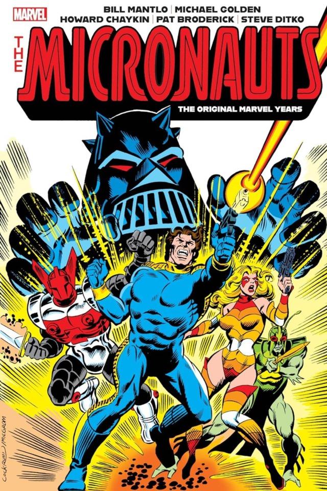 Micronauts: The Original Marvel Years Omnibus cover — © Marvel