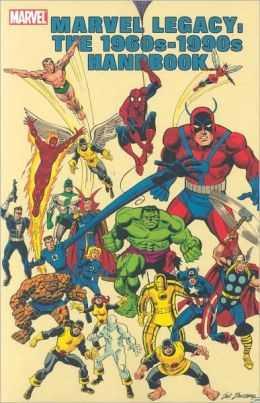 Marvel Legacy: The 1960s-1990s Handbook cover — © Marvel