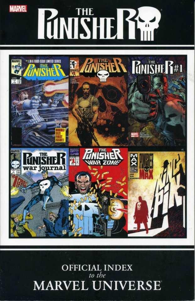 Punisher: Official Index to the Marvel Universe cover — © Marvel