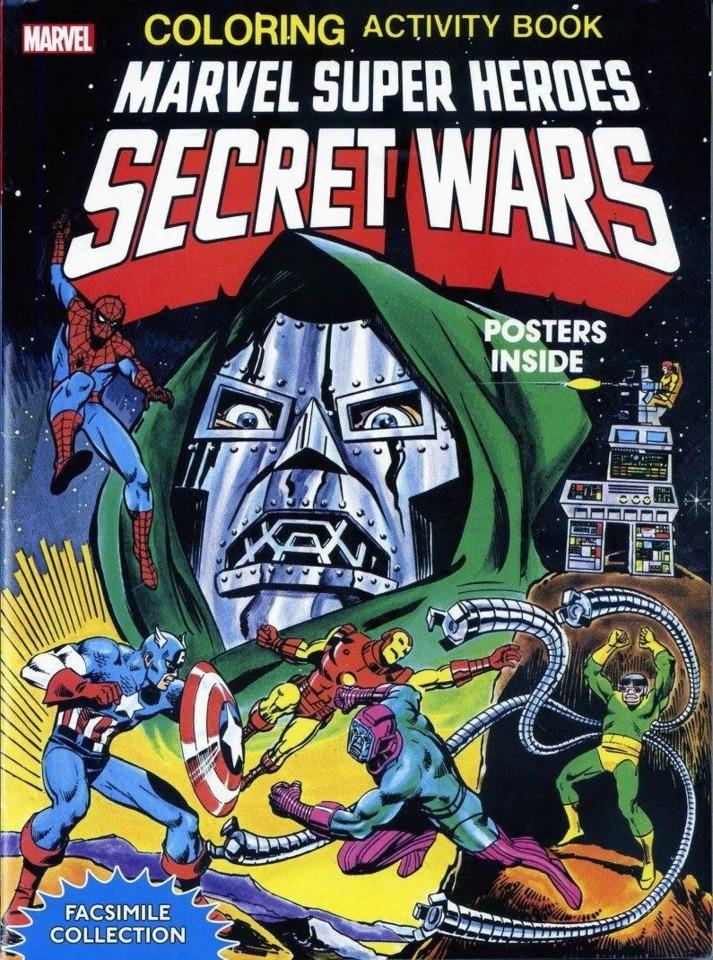Marvel Super Heroes Secret Wars Activity Book Facsimile Collection #1