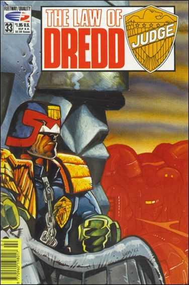 The Law of Dredd #33 cover