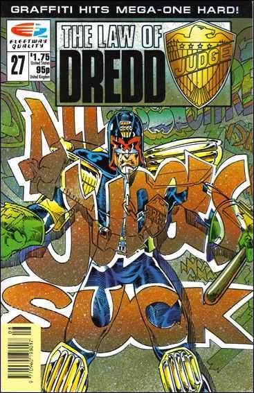 The Law of Dredd #27 cover