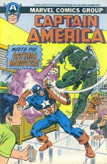 Captain America Meets the Asthma Monster!