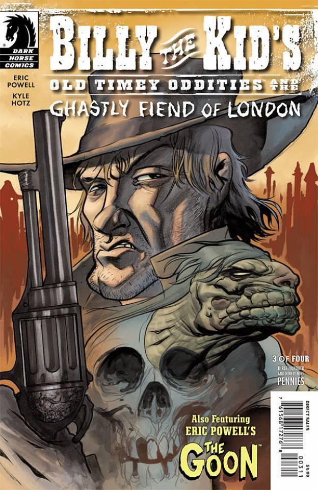 Billy the Kid's Old Timey Oddities and the Ghastly Fiend of London #3 cover