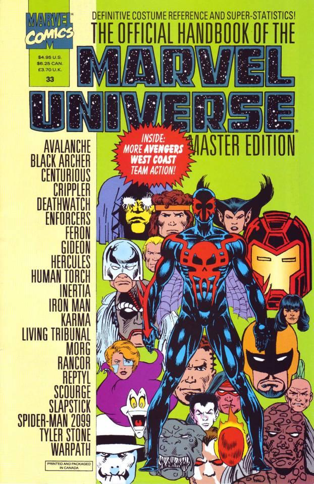 The Official Handbook of the Marvel Universe: Master Edition #33