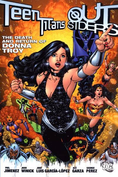 Teen Titans/Outsiders: The Death and Return of Donna Troy #1 cover