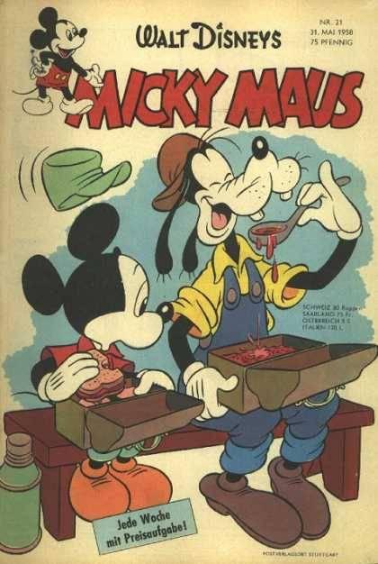 Micky Maus 195821