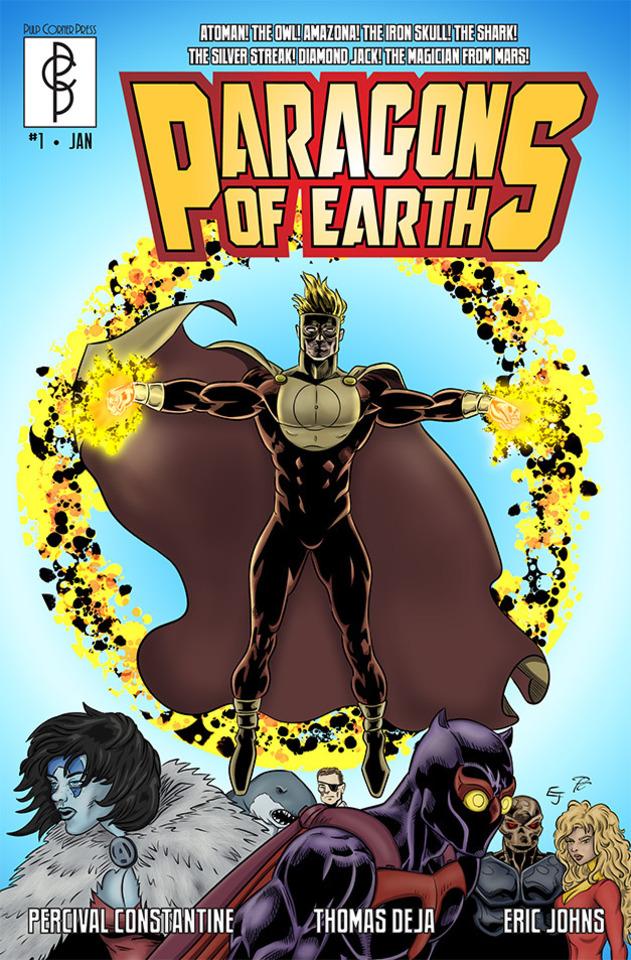 Paragons of Earth cover — © Pulp Corner Press