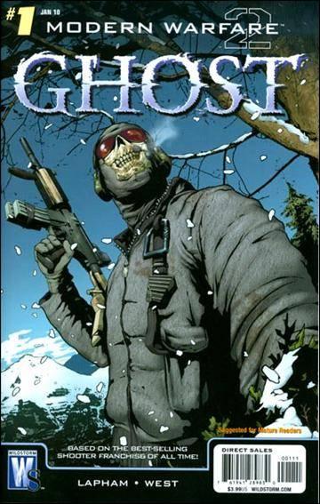 Modern Warfare 2: Ghost cover — © DC Comics