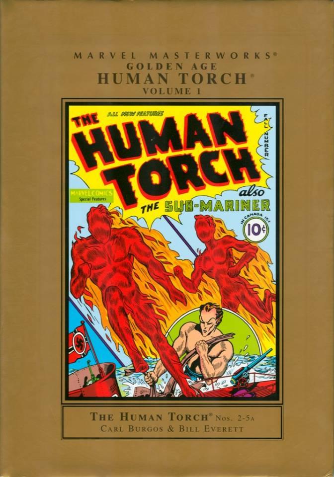 Marvel Masterworks: Golden Age Human Torch cover — © Marvel