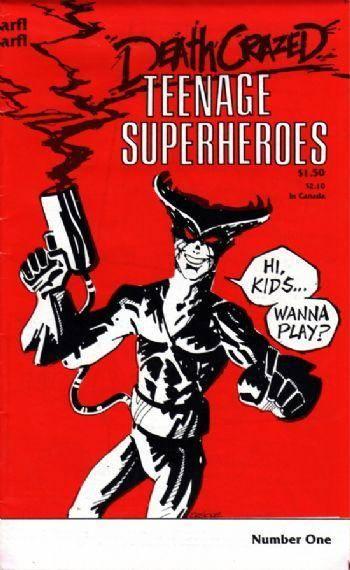 Death Crazed Teenage Superheroes cover — © Arf! Arf! Studios