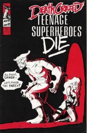 Death Crazed Teenage Superheroes #2 cover