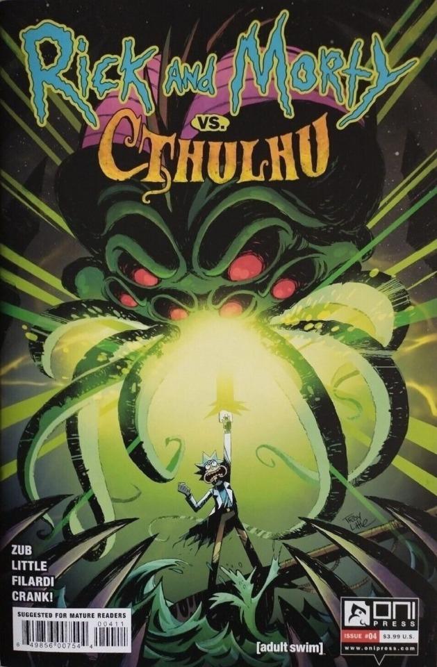 Rick and Morty vs. Cthulhu #4 cover