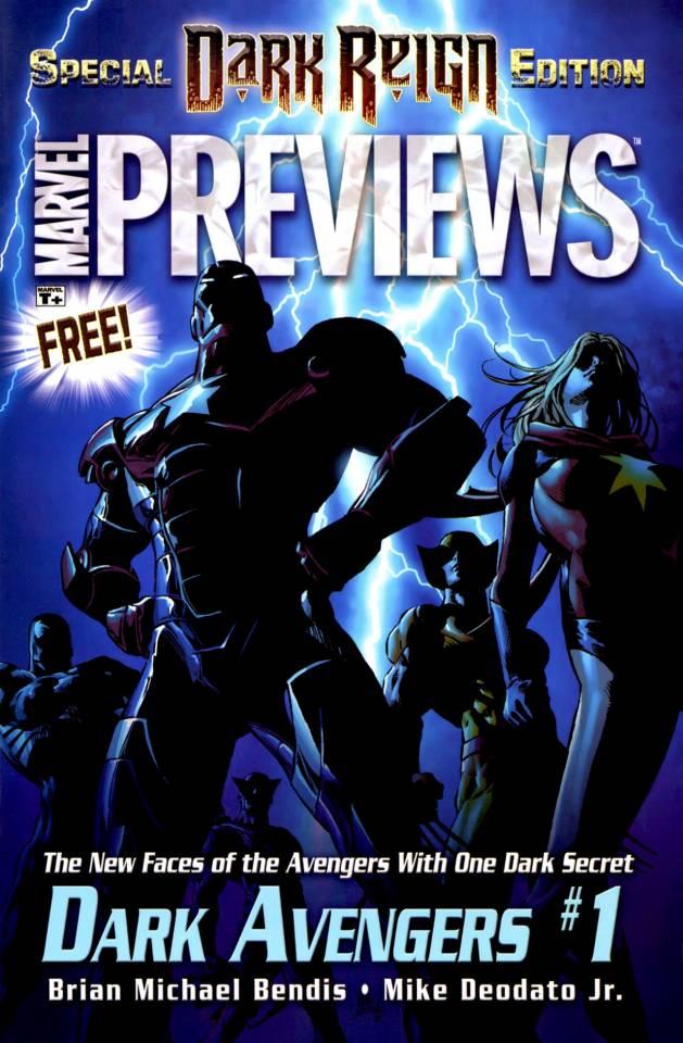 Marvel Previews: Special Dark Reign Edition cover — © Marvel
