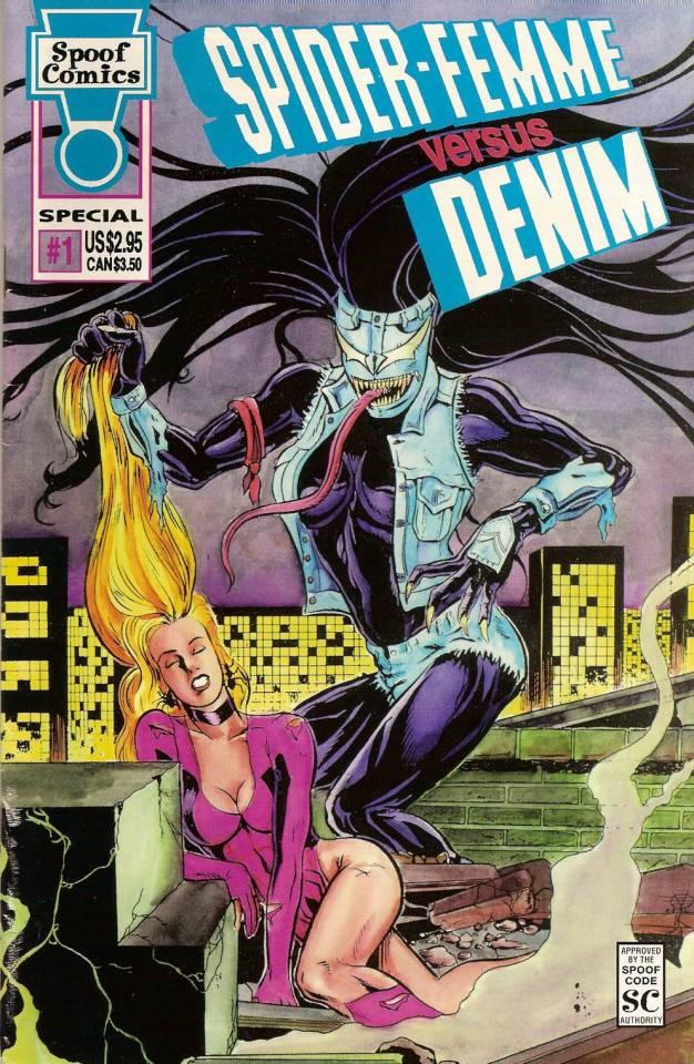 Spider Femme Versus Denim