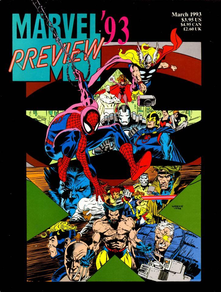Marvel Preview '93 cover — © Marvel