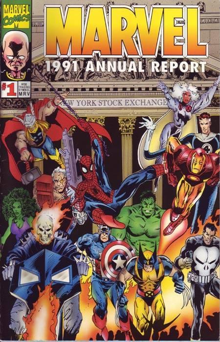 Marvel Annual Report cover — © Marvel
