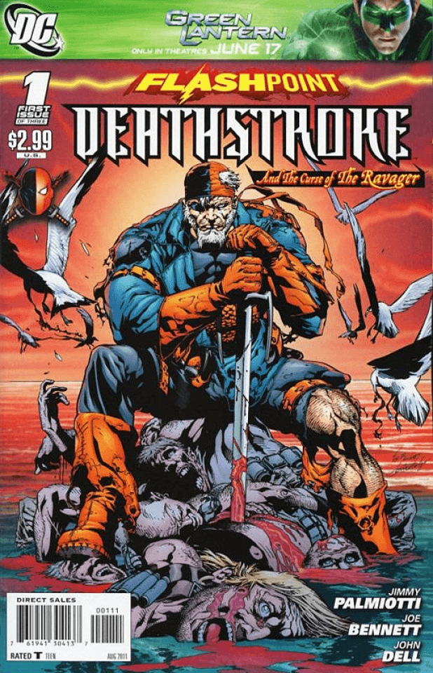 Flashpoint: Deathstroke and the Curse of the Ravager #1 cover