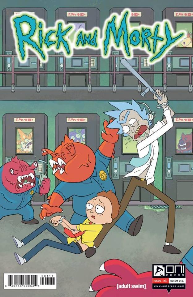 Rick and Morty cover — © Oni Press