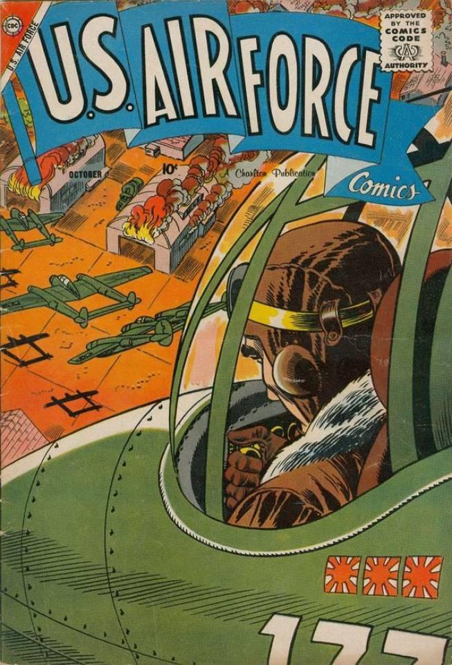 U.S. Air Force Comics cover — © Charlton