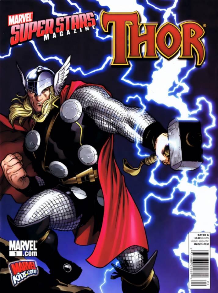 Marvel Super Stars Magazine cover — © Marvel