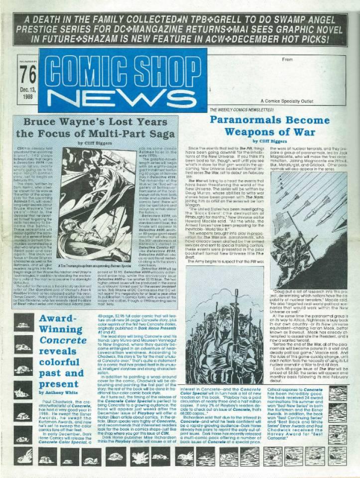 Comic Shop News #76