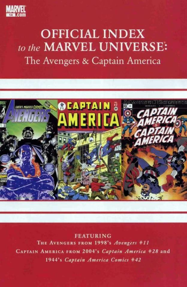 Avengers, Thor & Captain America: Official Index to the Marvel Universe #14